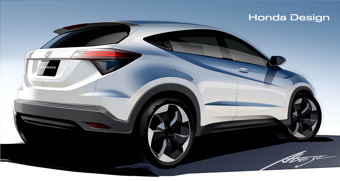 HR-V Sketch Design