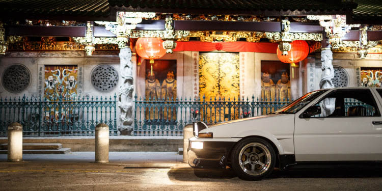 Singapura: A noite e os automóveis. 13