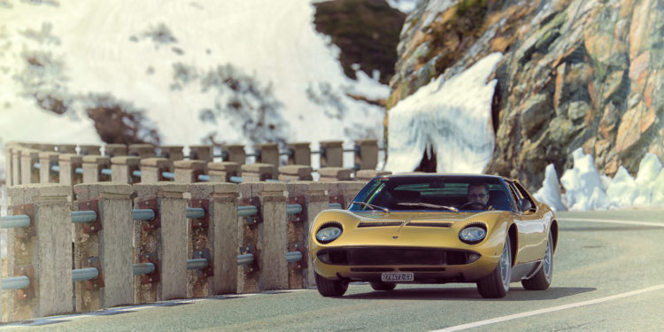 "Italian Job revival" com Lamborghini´s Miura! (vídeo) 31