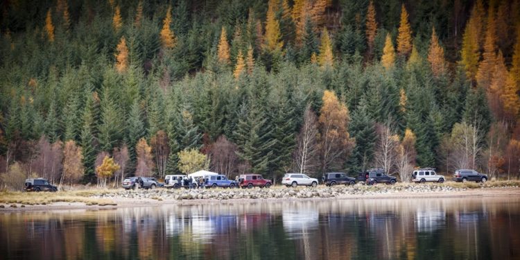 Mercedes 4X4 atravessam Reino Unido sem utilizar estradas publicas! 24