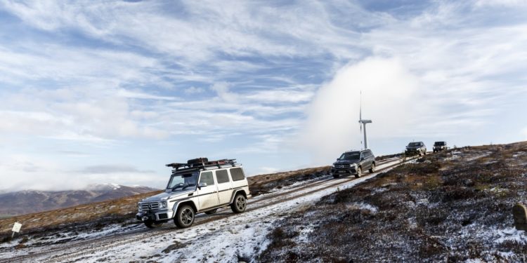 Mercedes 4X4 atravessam Reino Unido sem utilizar estradas publicas! 16