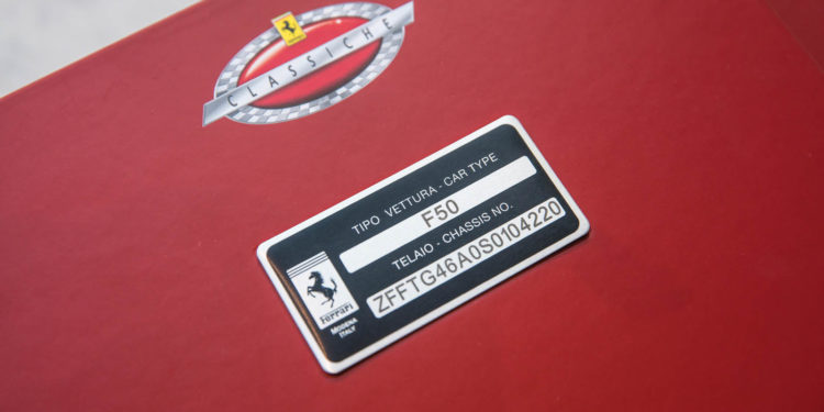 Ferrari F50 de Mike Tyson à venda! 37