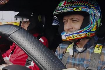 Valentino Rossi testa Ferrari 488 Pista! 13