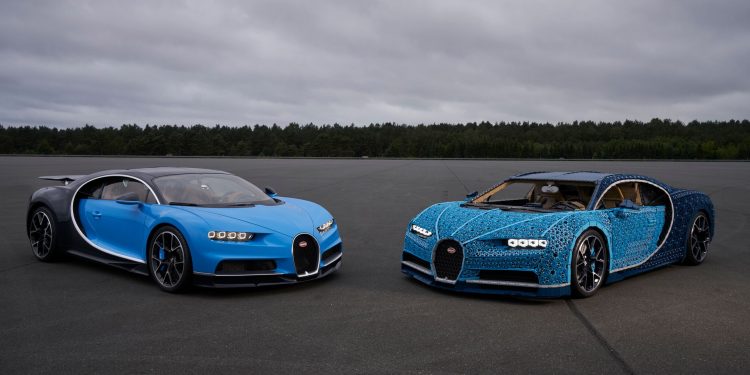 Este Bugatti Chiron em LEGO com tamanho real é o sonho de qualquer criança! 45