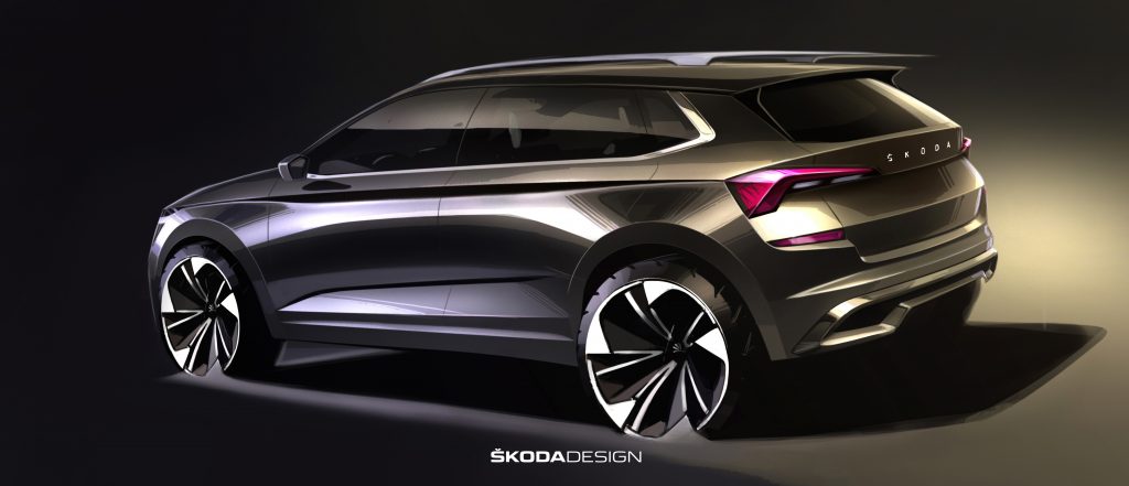 Novos "Esboços" do Skoda Kamiq revelam mais do novo SUV! 14