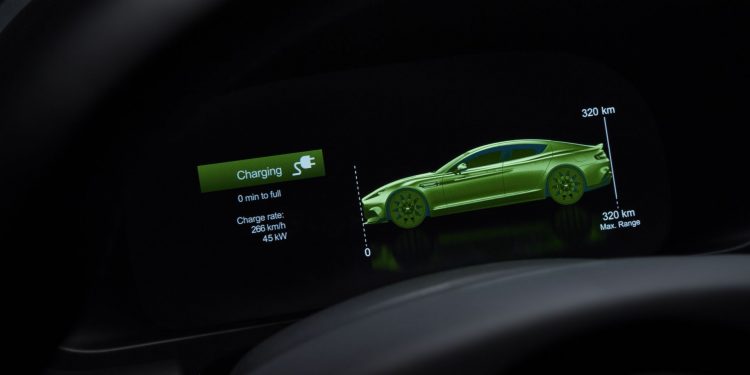 Aston Martin Rapide E tem carregamento rápido e está limitado às 155 unidades! 23