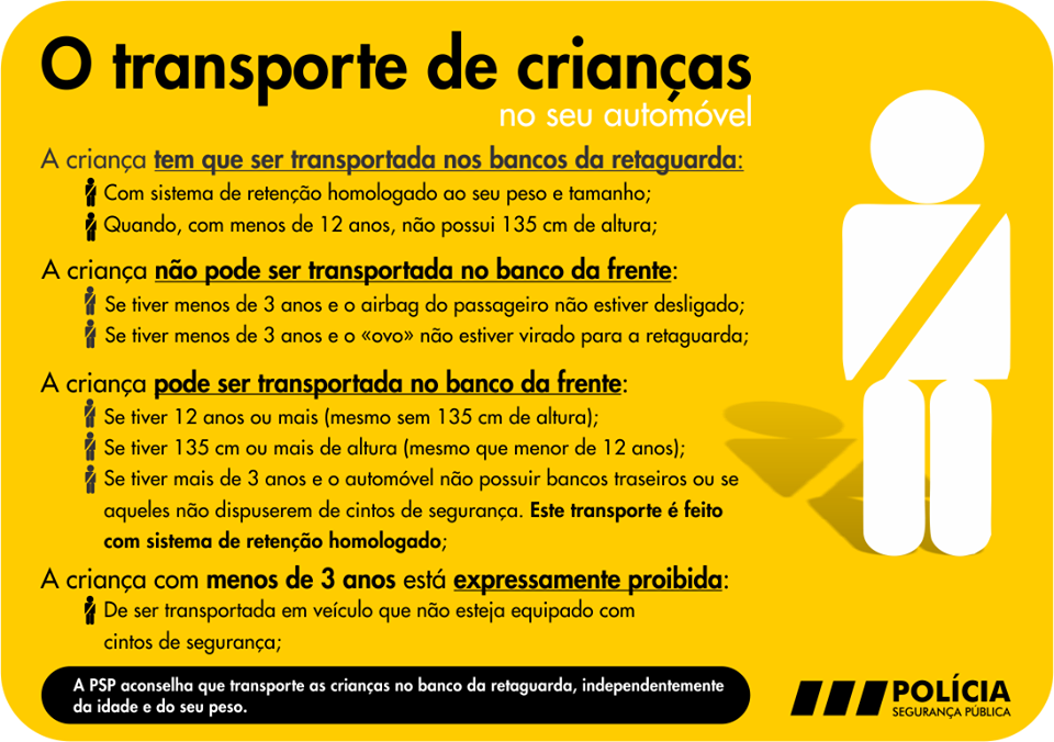 10 regras de ouro para transportar crianças no carro 14