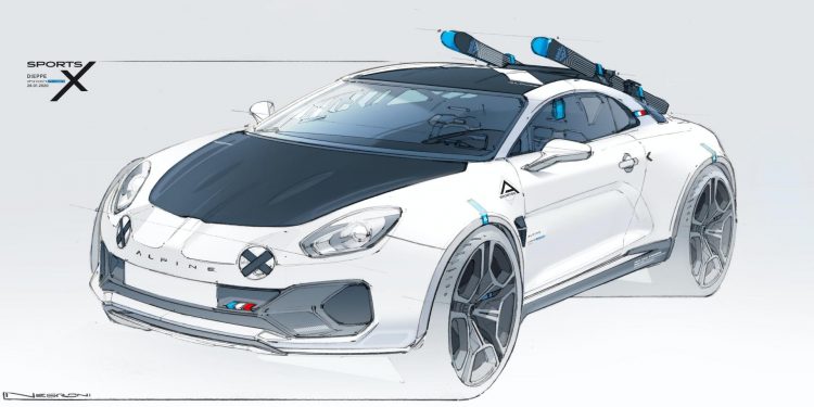 Alpine A110 SportsX: Um desportivo irreverente que não está à venda! 19
