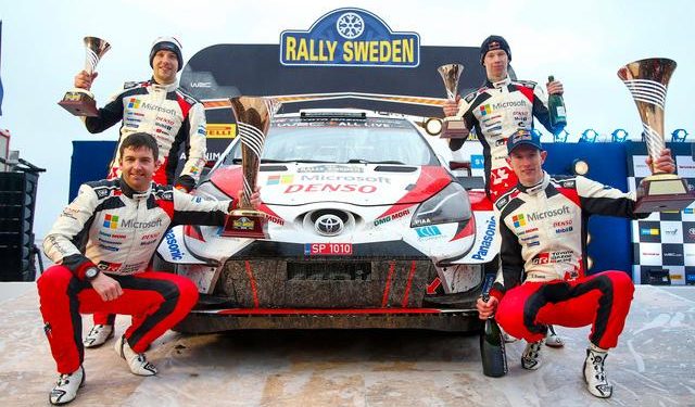 Elfyn Evans ganha e Kalle Rovanperä em terceiro no rali da Suécia 19