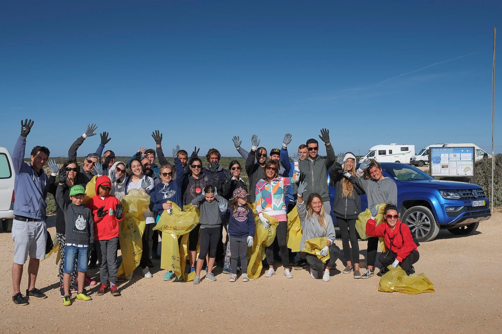 Praia do Beliche, no Algarve, mais limpa após ação liderada por Joana Schenker 16