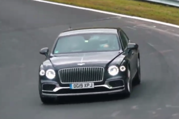 Bentley Flying Spur híbrido plug-in "às voltas" em Nurburgring! 44