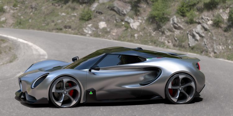 Este seria o sucessor do Alfa Romeo 4C aos olhos de Yung Presciutti! 25