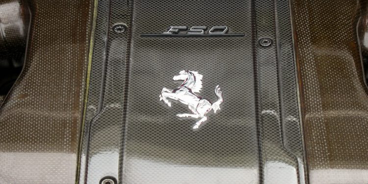 Ferrari F50 apresentado no salão de Frankfurt em 1995 vai a leilão! 60