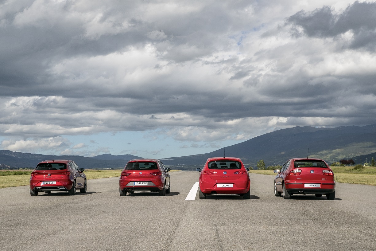 As 4 gerações do SEAT Leon 14