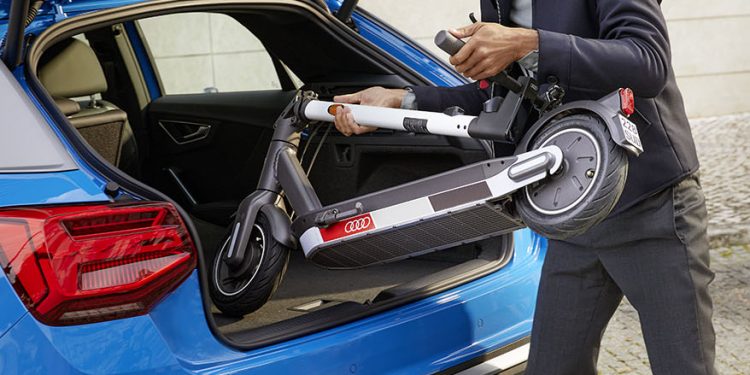 A nova Audi electric kick scooter powered by Segway 14