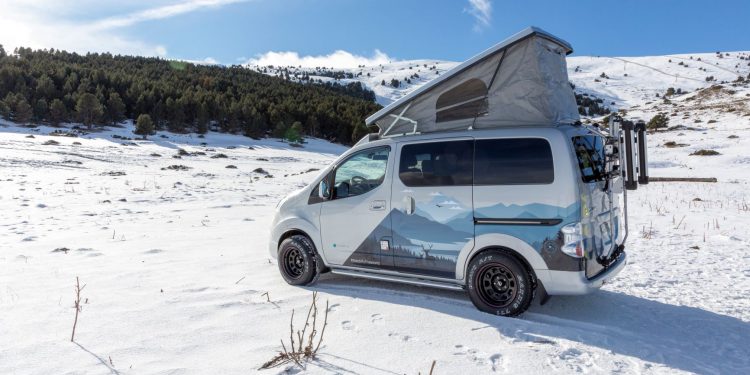 Nissan aquece as aventuras de Inverno com o protótipo totalmente elétrico e-NV200 Winter Camper 15
