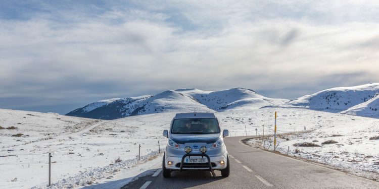 Nissan aquece as aventuras de Inverno com o protótipo totalmente elétrico e-NV200 Winter Camper 19