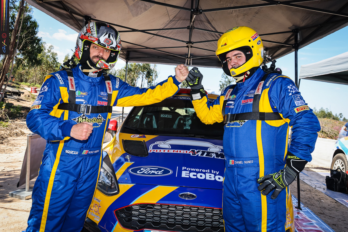 Daniel Nunes/Nuno Mota Ribeiro em estreia absoluta com o Ford Fiesta Rally3 em Portugal 14