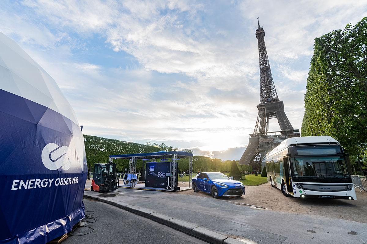 Tecnologia de pilha de combustível a hidrogénio ilumina a Torre Eiffel de forma sustentável 17