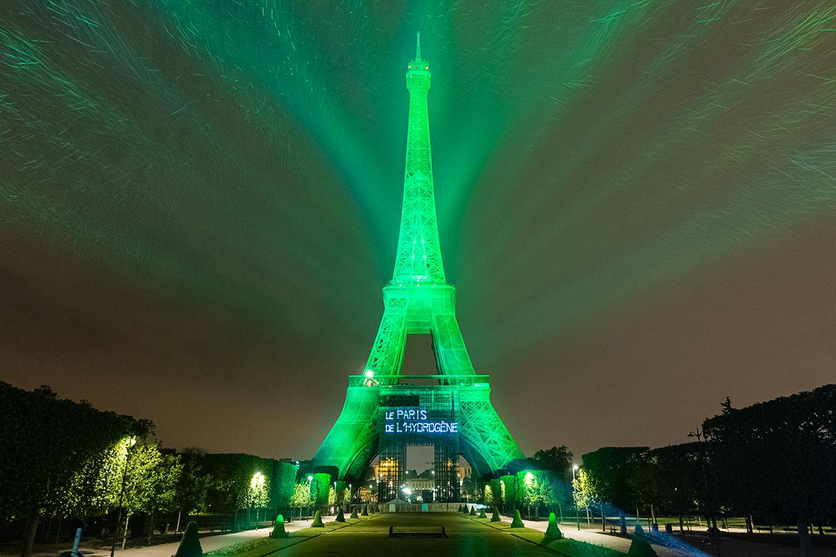 Tecnologia de pilha de combustível a hidrogénio ilumina a Torre Eiffel de forma sustentável 18