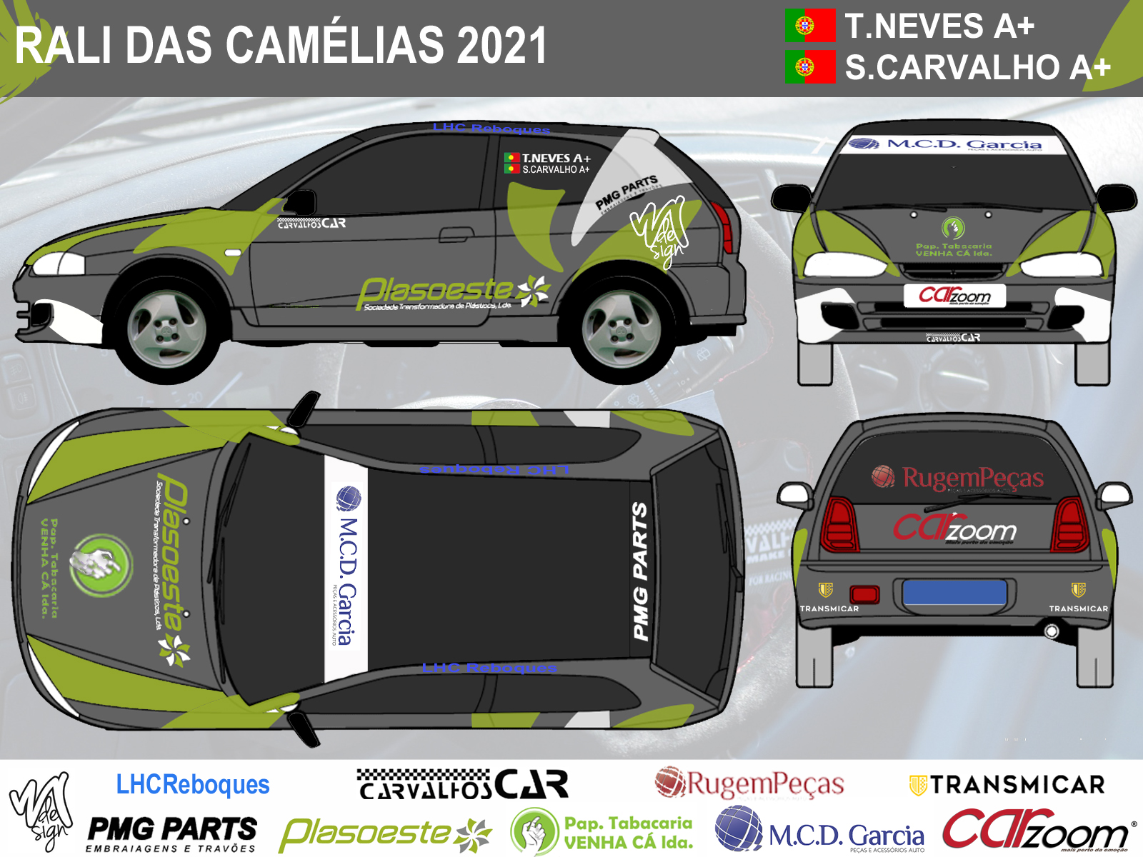 Tiago Neves / Sandro Carvalho terminam Rali das Camélias com automóvel "Low-Cost" 22