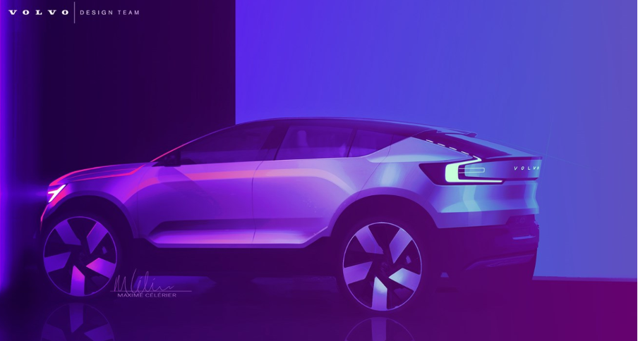 A história do design do Volvo C40 Recharge 16