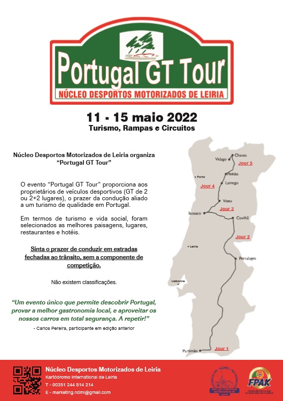 Portugal GT Tour By NDML já tem datas! 15