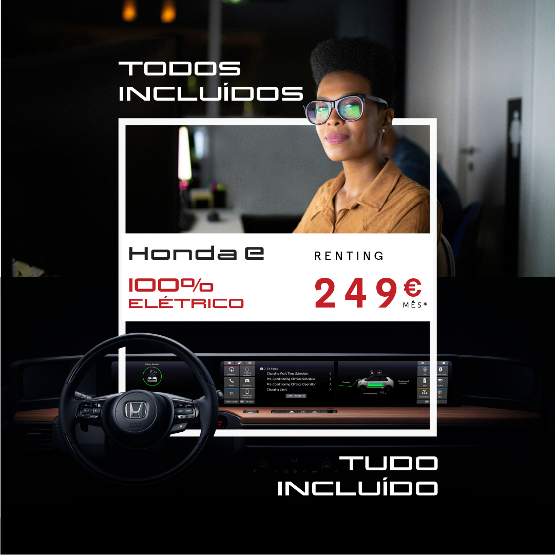 Honda e encontra-se disponível com uma solução de renting por apenas 249€ mês 13