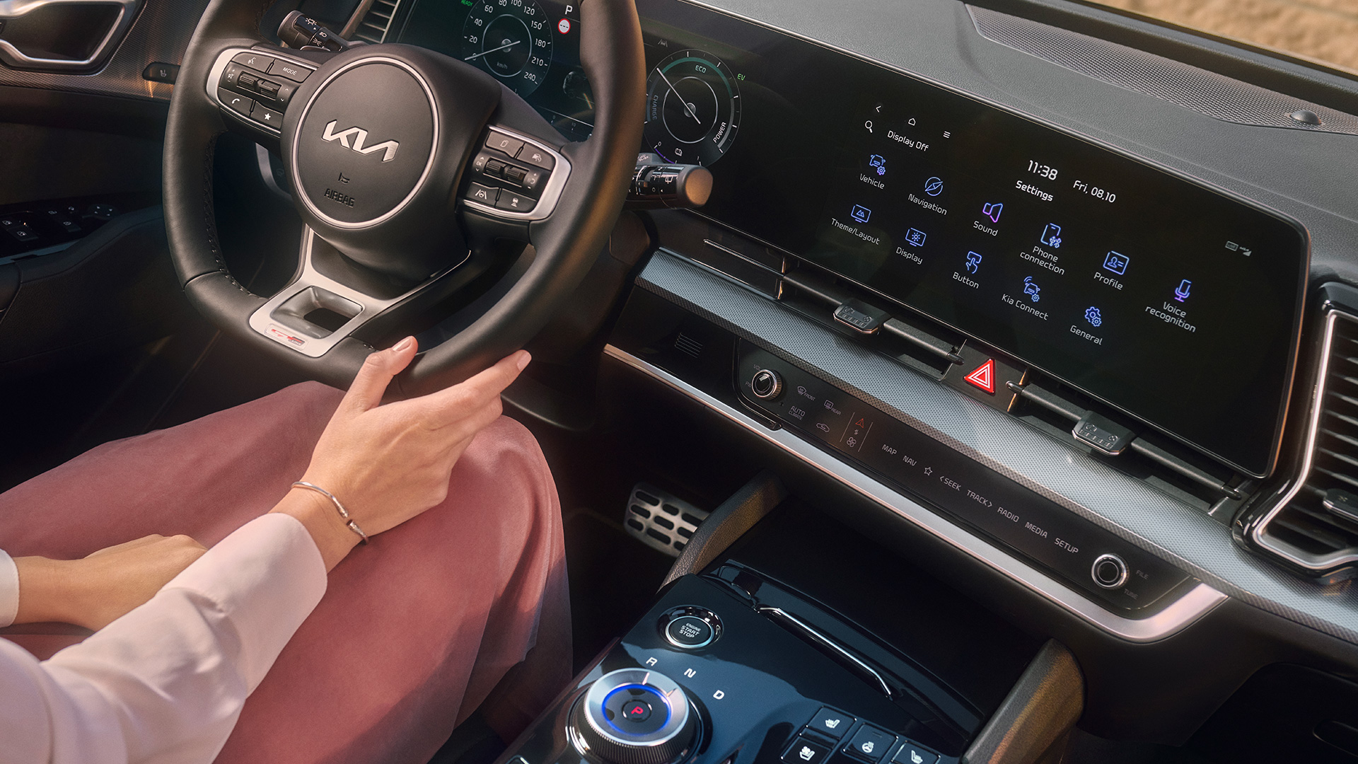 A bordo do novo Kia Sportage: tecnologia e design para interior premium 14