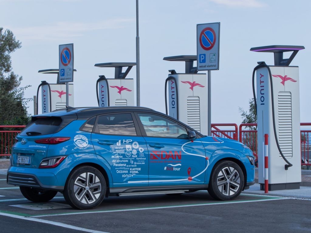 Hyundai apoia tour ecológica da DAN Europe com um Hyundai KAUAI Electric 17