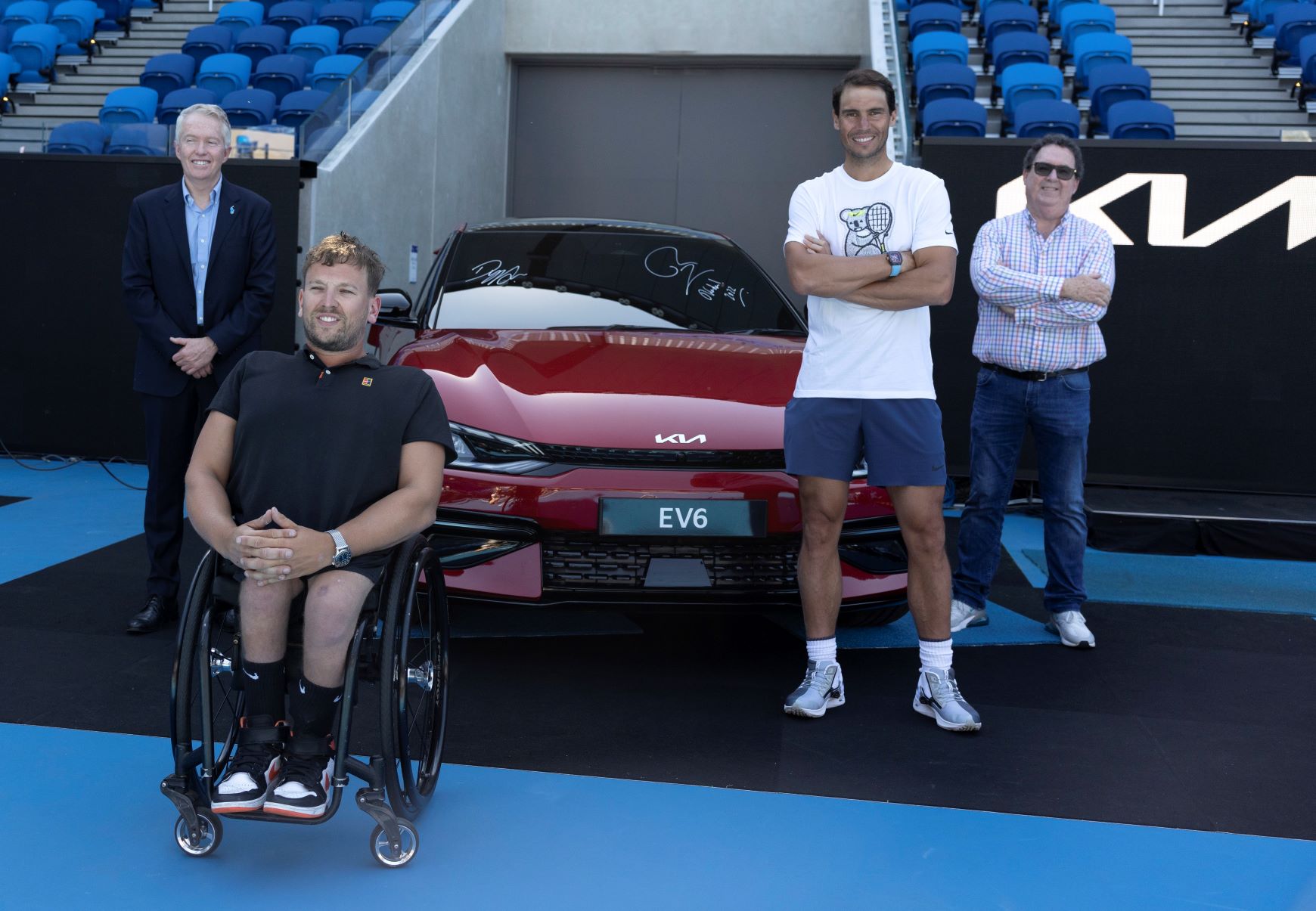 Kia apoia Open da Austrália 2022 com veículos oficiais do torneio e abertura da Kia Arena 14