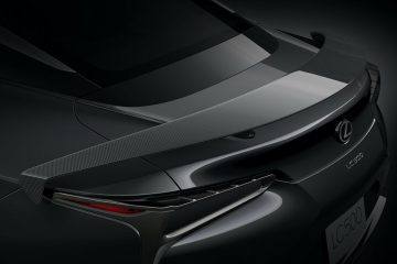 Lexus LC parceria aeronáutica exclusiva inspirou a nova asa traseira do coupé topo de gama 17