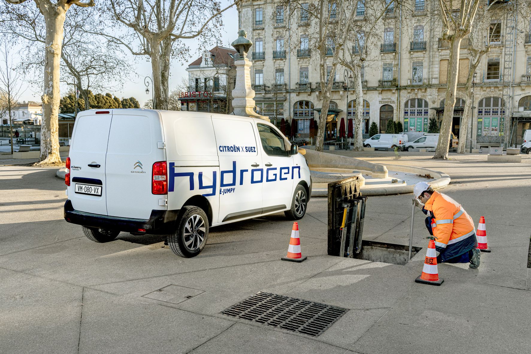 Primeiros resultados encorajadores na utilização do Citroën ë-Jumpy Hydrogen pela Suez 17