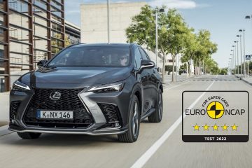 Lexus NX obtém a classificação mais alta, de cinco estrelas nos testes Euro NCAP 13