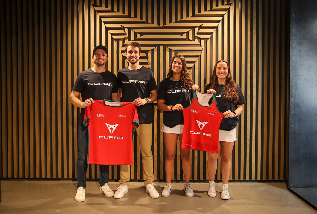 CUPRA é o Patrocinador Principal das Seleções Nacionais de Absolutos, no âmbito da parceria com a Federação Portuguesa de Padel 13