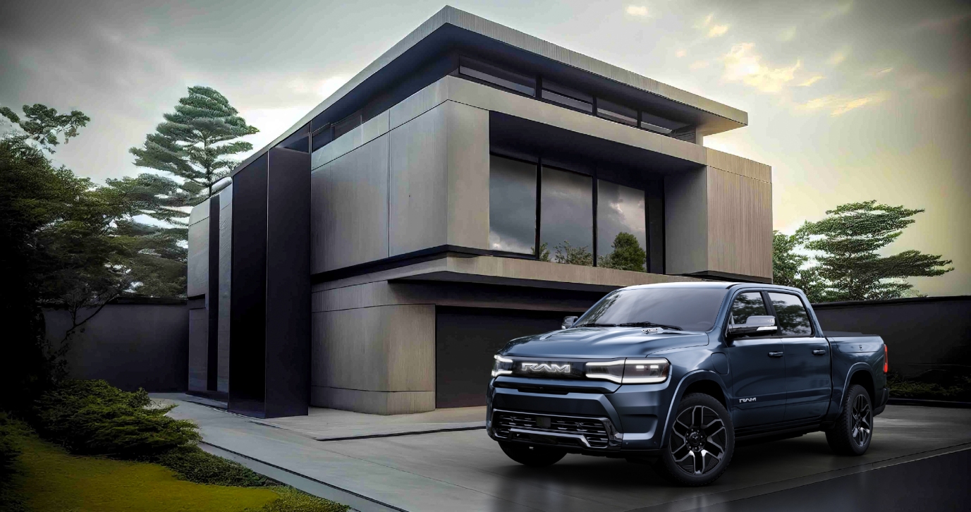 A nova e 100% elétrica RAM 1500 REV revelada no Salão Internacional de Nova Iorque terá uma autonomia projetada acima dos 800 km 13