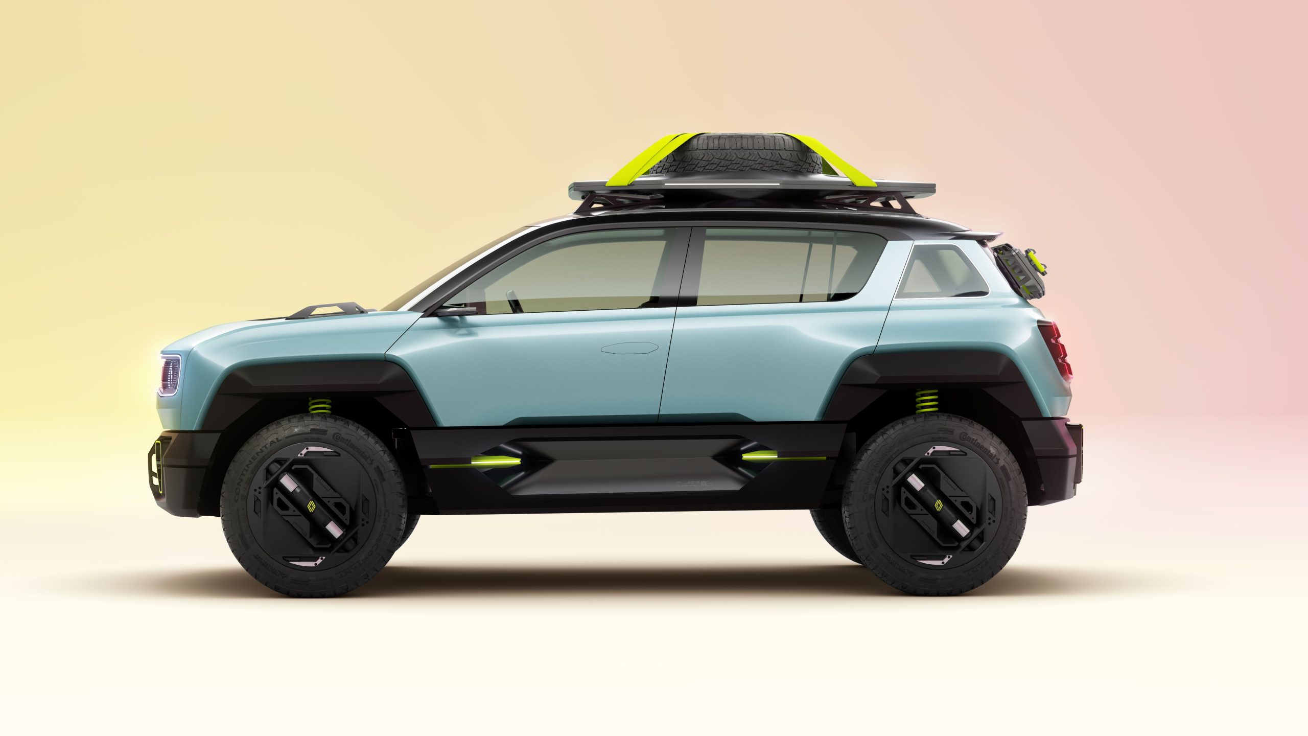 O Renault 4EVER Trophy veste as cores do 4L de 1962 13