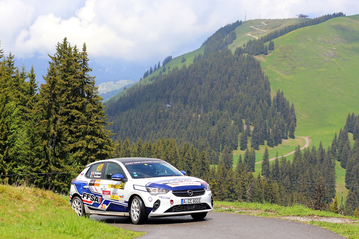 Estreia bem-sucedida do Opel Corsa Rally Electric na Suíça 18