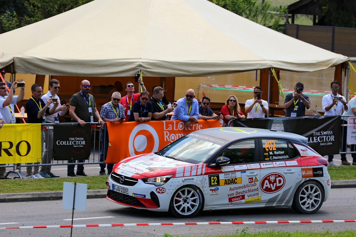 Estreia bem-sucedida do Opel Corsa Rally Electric na Suíça 20