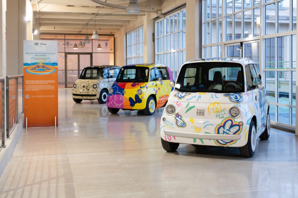 Os Fiat Topolino dedicados ao Mickey Mouse dão cor à Rampa Norte de Lingotto 16
