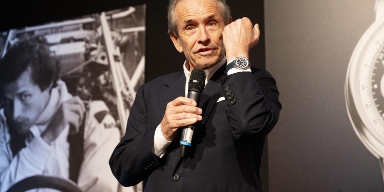 Karl-Friedrich Scheufele e Jacky Ickx apresentam o novo Mille Miglia Classic Chronograph JX7 28