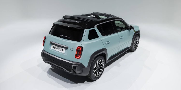 Renault 4 E-Tech 100% elétrico: o automóvel elétrico mais versátil do segmento B 71