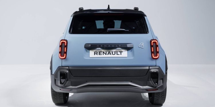 Renault 4 E-Tech 100% elétrico: o automóvel elétrico mais versátil do segmento B 124