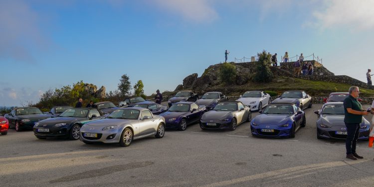 Passeio por Terras Templárias do Clube Roadster MX-5 PT reúne 35 Mazda MX-5 20
