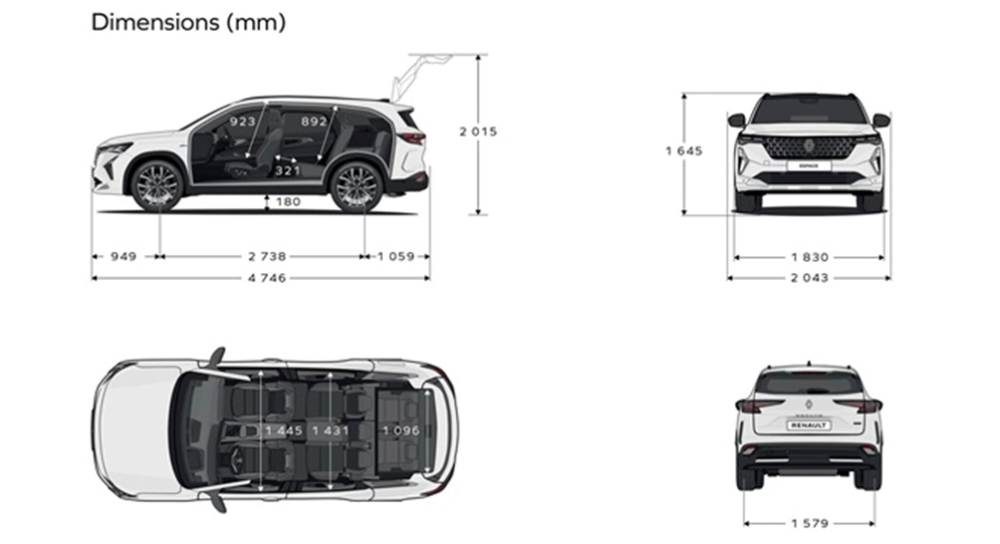 Novo Renault Espace adota a linguagem de design atualizada da marca 24