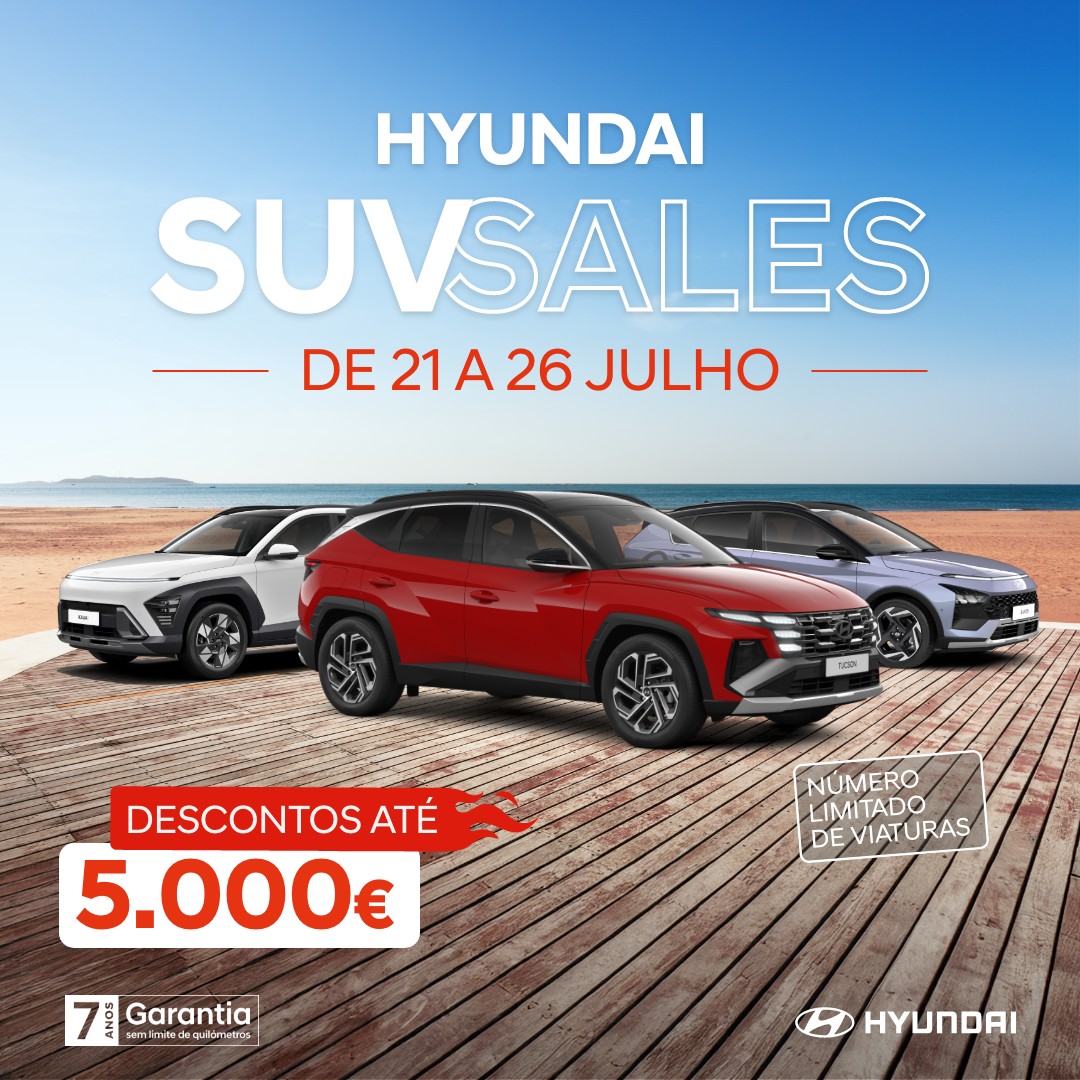 Hyundai SUV Sales com descontos até 5.000 euros na gama SUV 13