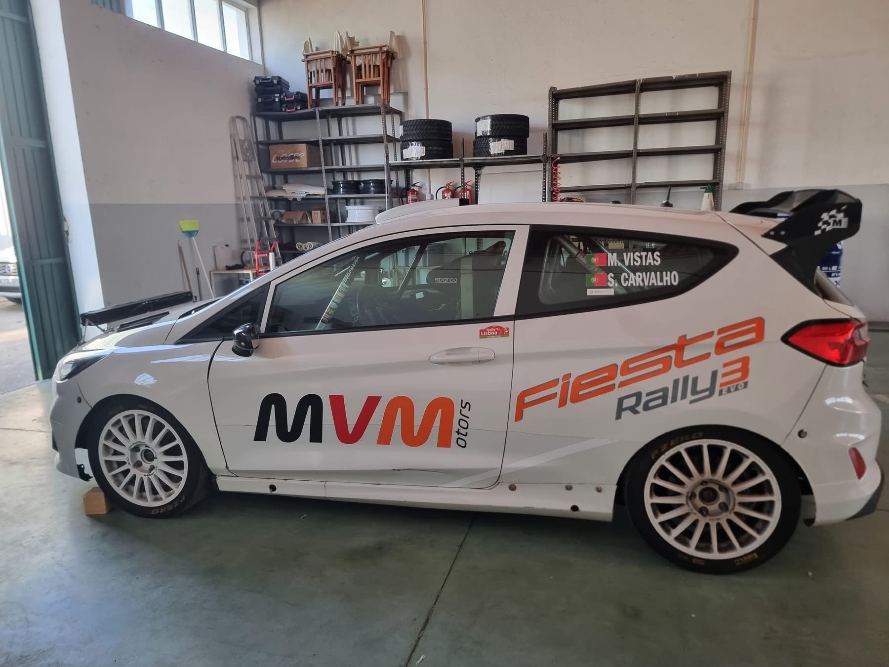 Manuel Vistas e Sandro Carvalho estreiam Ford Fiesta Rally 3 no Rally de Lisboa 16