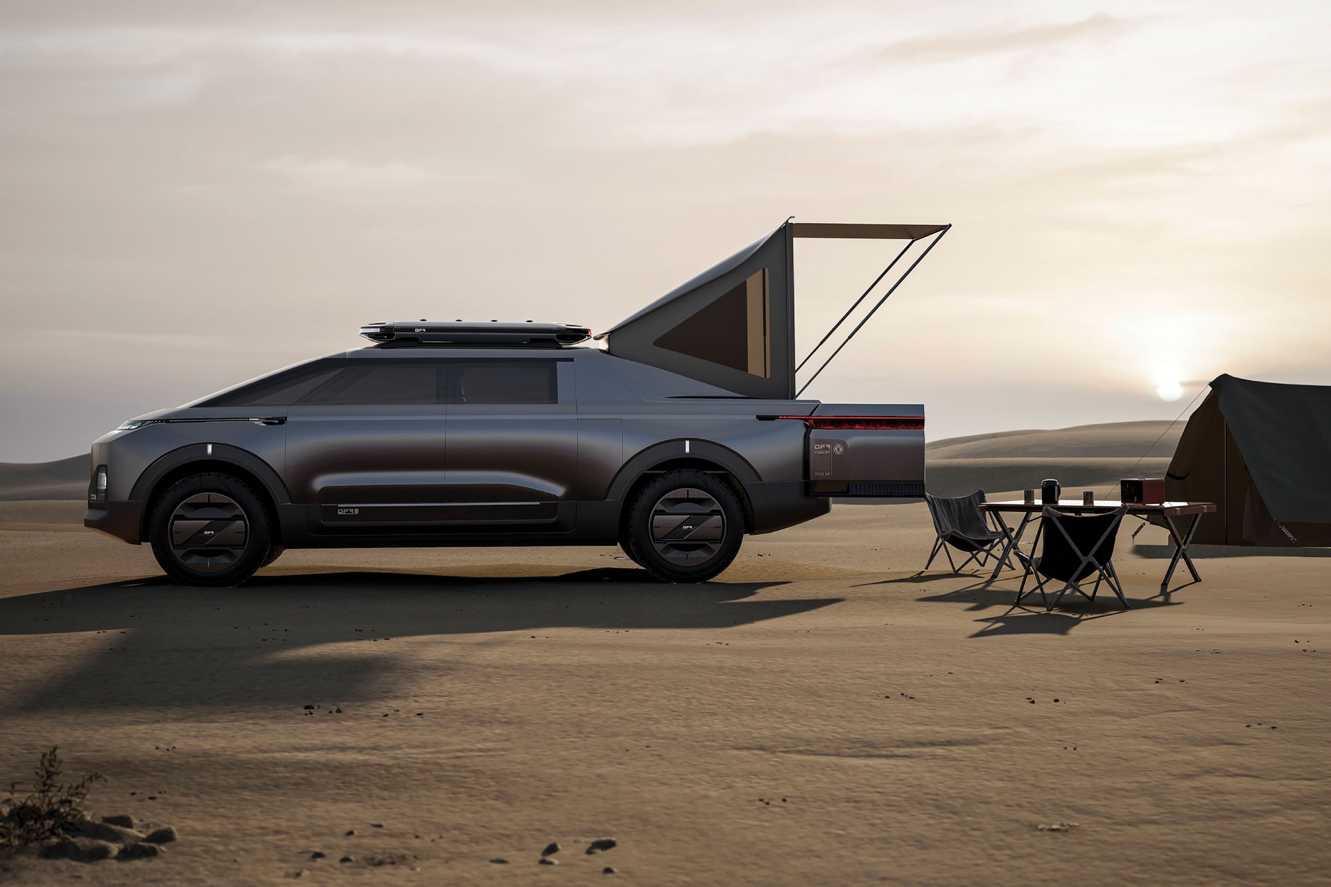 Dongfeng E-Truck conquista o prémio Red Dot: Best of the Best 2025 com conceito revolucionário de pickup elétrica 13