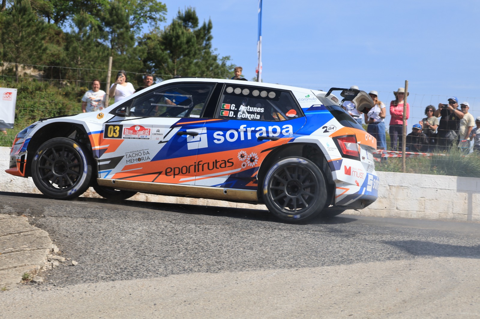 Gil Antunes e Diogo Correia com ritmo forte no Rally das Camélias 14