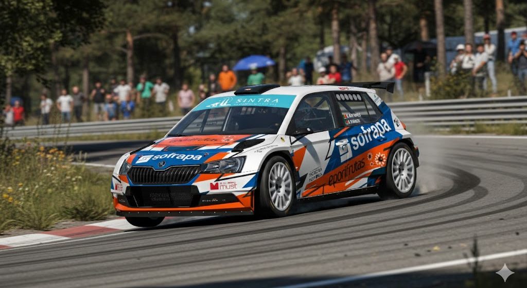 Gil Antunes e Diogo Correia em modo ataque no Rally das Camélias 13